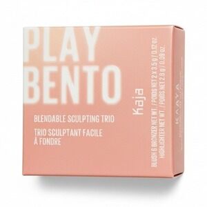 Kaja Play Bento Blendable Sculpting Trio Blush Bronzer Highlighter New